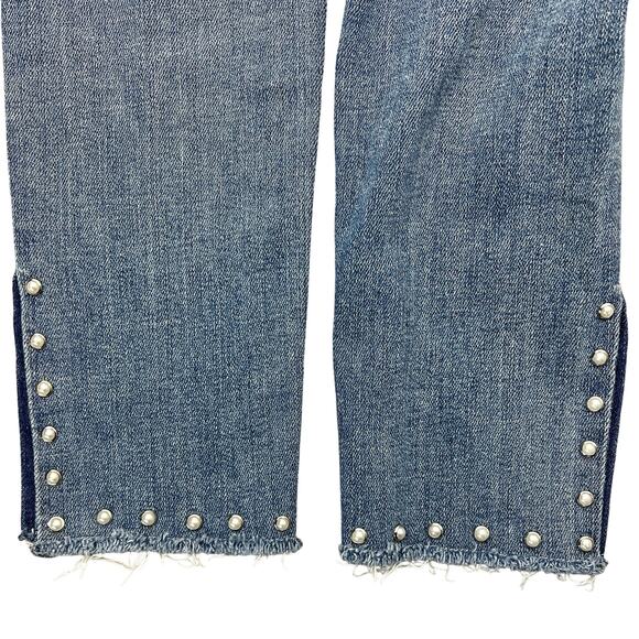 Citizens of Humanity Rocket High-Rise Jeans Size 26" Pearl Hems Stretch USA COH - Picture 7 of 12